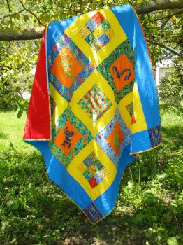 Quilt in a tree