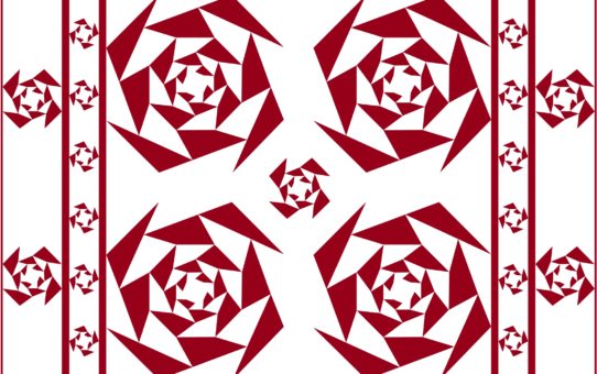 Designs in Red and White