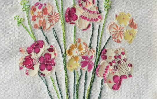 Quilted Floral Cards - A Tutorial
