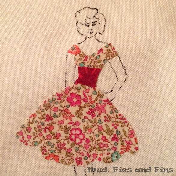 Lady in Liberty and Embroidery| Mud, Pies and Pins