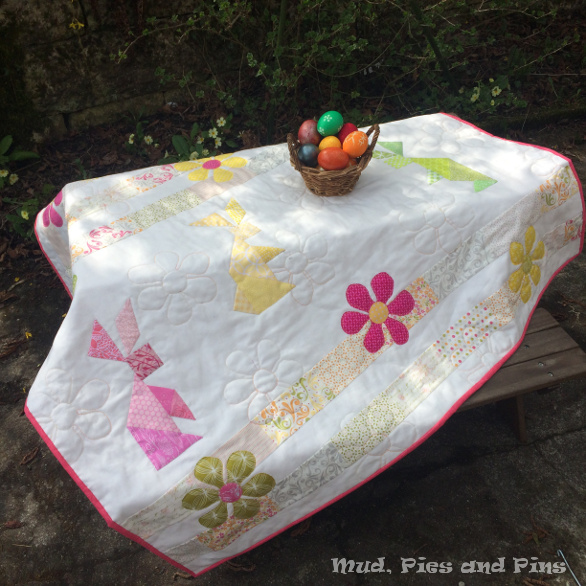 Tangram Bunny Sprintime Quilt | Mud, Pies and Pins