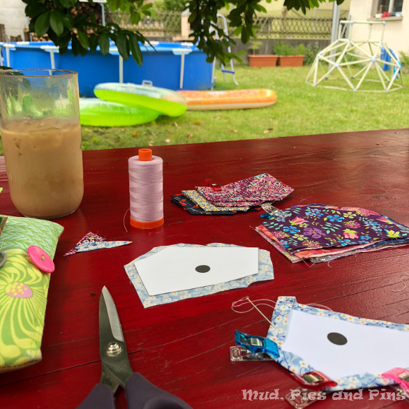 Sewing in the sun | Mud, Pies and Pins
