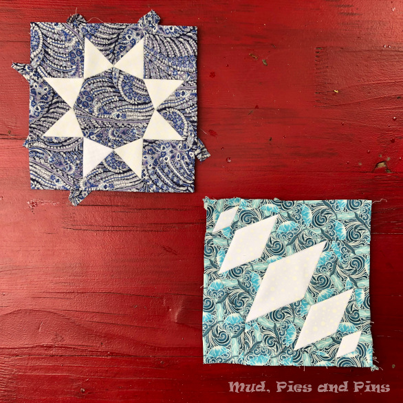 The Countdown Quilt Blocks 11 and 12 | Mud, Pies and Pins