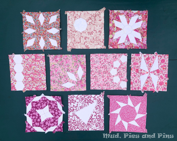 Countdown Quilt Blocks 1-10 | Mud, Pies and Pins