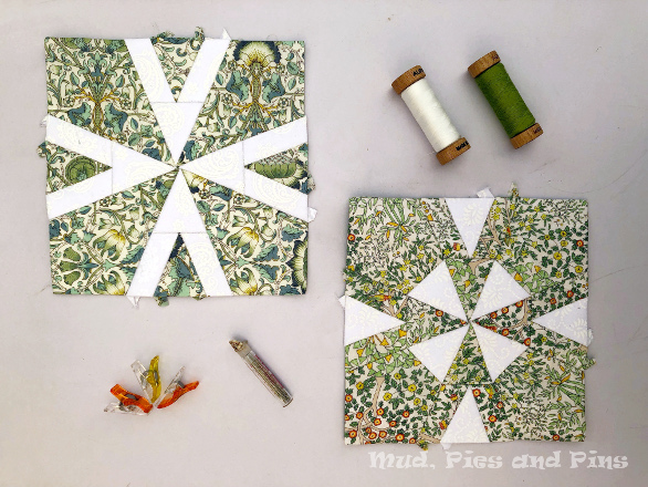 The Countdown Quilt Blocks 23 and 24 | Mud, Pies and Pins