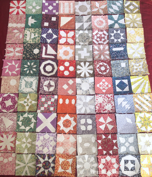 The Countdown Quilt blocks 1-80 | Mud, Pies and Pins