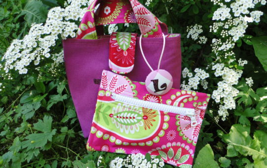 Glitter, Paisley and Gingham Meet in a Bag