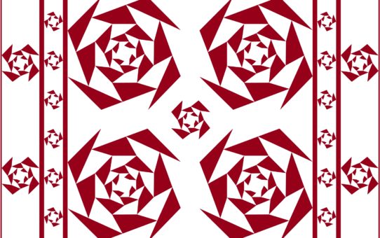 Designs in Red and White