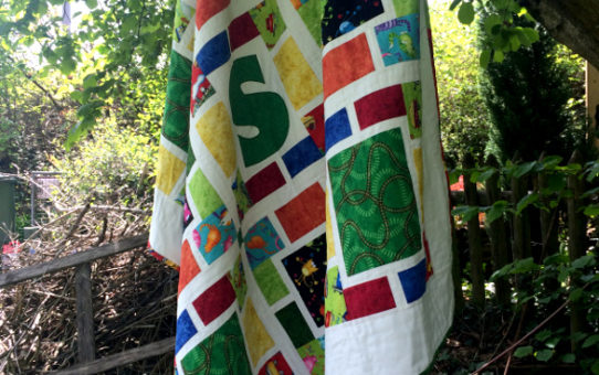 Cats in Space - A Little Boy's Quilt