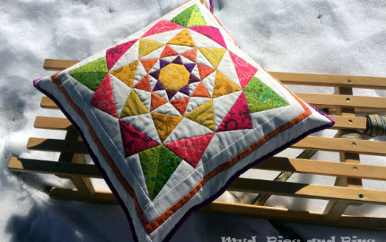 A Spring Pillow Part 2 - Snow and Sew