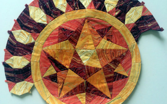 Mosiac Marquetry - My Artisan Spirit Sandscapes Challenge Quilt
