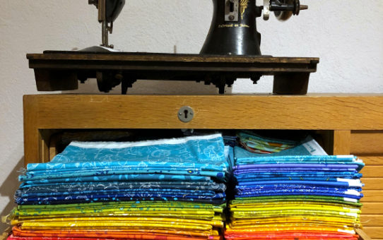 Sun Print EPP Quilt Design