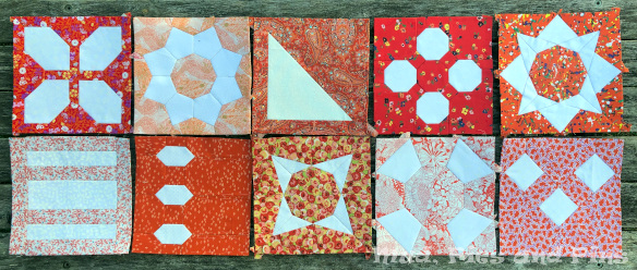 The Countdown Quilt Blocks 41-50 / Mud, Pies and Pins