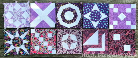 Countdown Quilt Blocks 51 to 60 | Mud, Pies and Pins