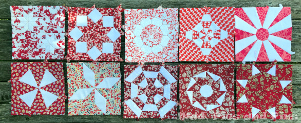 Countdown Quilt Blocks 61 - 70 | Mud, Pies and Pins
